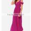 Women's Cute Purple V-Neck Dress
