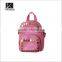 2016 Good quality pu leather backpack school shoulder bag for young lady