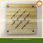 Unique Bamboo Place Mat with Non-slip Mat