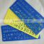 Factory 2015 HOT OEM Plastic Letter Stencil Ruler measuring angle tool