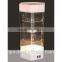 hot cylinder acrylic pocket watch display stand -delicate design
