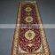 persian design red runner made in china, handmade silk carpet factory in guangzhou china