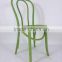 Wholesale resin plastic Thonet chair plastic cafe chair wedding chair