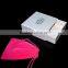 2016 fashionable customized pink custom velvet jewelry bag