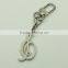 Highly-reflective Metal Material keychain,bag hanging charm decorative keychain with snap hook