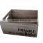 Antique set 3 small solid wooden storage box