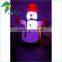 Interesting Lighting Colorful LED Lifelike Inflatable Christmas Decor Snowman