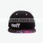 2015 hot seller colorful brim 3D embroidery snapback hats