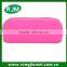 Manufactory Price Square Zippered Silicone Rubber Pencil Case For Girls