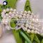 Natural fresh water 3 strand pearl bracelet with alloy beautiful clasp