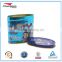 Oval shape food tin box with normal lid/tea iron box