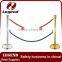 Guideline queue safety barrier rope and post barriers