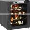 Hot Sell Horizontal portable Electric Compressor Display Wine Cooler/wine Cellar/semiconductor refrigeration