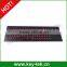 Black Electroplated Backlight Metal Keyboard With Touchpad