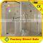 3/8 Frameless Glass to Wall Hinge Shower Door With Inline Panel
