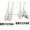 2014 latest hot sell tube earrings unique jewelry wholesale