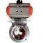 Stainless Steel Sanitary Pneumatic Thread Butterfly Valve