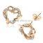 fashion gold earring designs new model kendra scott heart earrings for girls