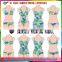 cartoon printed 80 nylon 20 spandex lycra children swimwear fabric