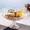 High Quality Decorative Glass Plate Serving Platters Cup Cake Stands Western Wedding Quality Choice