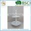 Metal White Cake Plate Tower with Logo Printing