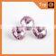 Shinning glass round satellite rhinestones for decoration