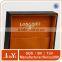custom design high quality watch gift cover leather paper box velvet lined