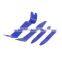 4 pcs Plastic Car Door Panel Clip Removl Tool Blue