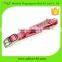 Jeweled Bling Bling Metal Nylon Dog Collar in Pink