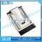 Brushed stainless steel flat custom logo money clip