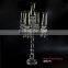 Glass Hurricanes Wedding Candelabra Crystal Candelara Flower Arrangements for Weddings