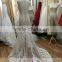 AR-18 High Level And High Quality Sexy Long Appliques O-Neck Tulle See Through Wedding Dress 2016