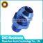 CNC machined Industrial anodized aluminum tube fittings