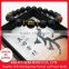 Sanada Yukimura, Samurai bracelet, black onyx 10 mm with Fire Agate and tiger-eye beads, bracelets mens, Japanese beads bracelet