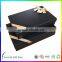 Luxury matt black pearl cardboard packing box magnetic closure gift boxes