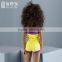 Balneaire new arrival sexy yellow color child models girls in bikini, kids girls swimwear