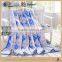 Manufactory  china home textile custom warm flannel fleece blanket stocks 2ply or 1ply luxury knee blanket