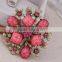 Fashion cheap imitation jewelry handmade felt flowers vintage brooches