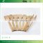 Wooden Bamboo Spoon Utensil Set with Bonus Tongs - 6 Piece High Quality Bamboo Kitchen Cookware Spatulas