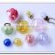 wholesale Factory Direct Good Service Customized unique decoration Colorful Crystal hollow 4mm 6mm tear drop clear glass sphere