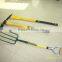 carbon steel shovel and steel pick with fiberglass handle