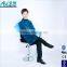 Disposable PE hair cutting cape with high quality disposable pvc hair cape