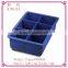 durable silicone ice form,Bar craft Rubber ice cube tray,whisky ice blocks 6-FDA silicone Tovolo King ice cube