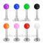 the internal threaded Monroe piercing jewelry monroe lip ring & labret ring
