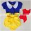 wholesale baby clothes supplier kids shirt and shorts with Head band