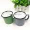 Enamelware 7cm small enamel coffee cup enamel camp mugs