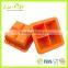 2016 Hot Selling 4 Cavity Silicone Ice Cube Trays, 4 Whisky Cubes Mold