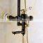 2015 New Arrival Black&gold Painting Bath&shower Faucet Set