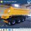 High Quality 80 tons 3 Axles Dump Semi-Trailer / Rear Tipper Trailers For Sale