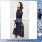 2016 fashion ladies printed dress women casual dress